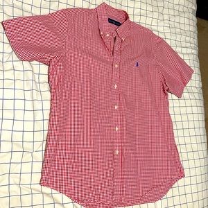 Ralph Lauren L button down shirt - checkered